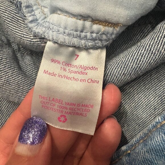 No Boundaries Two-Tone Distressed High-Waisted Skinny Jeans Womans Size 7 - Picture 4 of 8